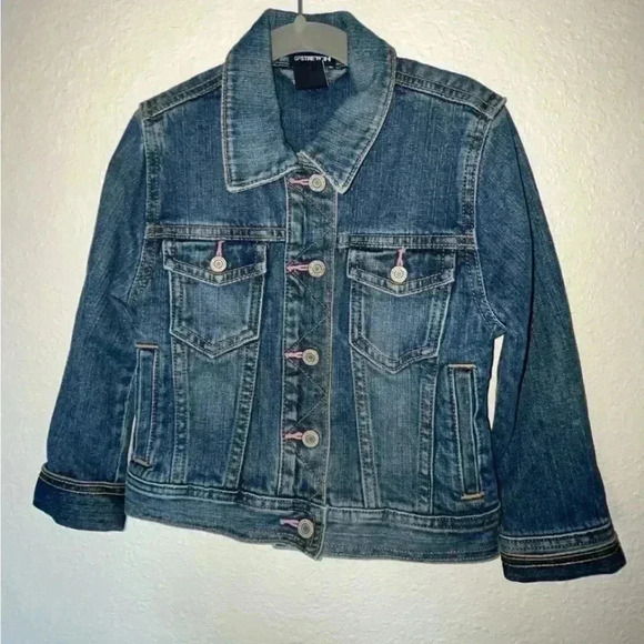 GAP Kids (Girl) Gap Stretch Jean Jacket  SIZE XS (4-5) - Picture 1 of 6